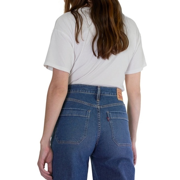 Levi’s jeans pants mile high cropped wide … - Picture 3 of 7